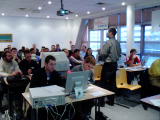 Comme pour tous les ateliers, la salle est comble.